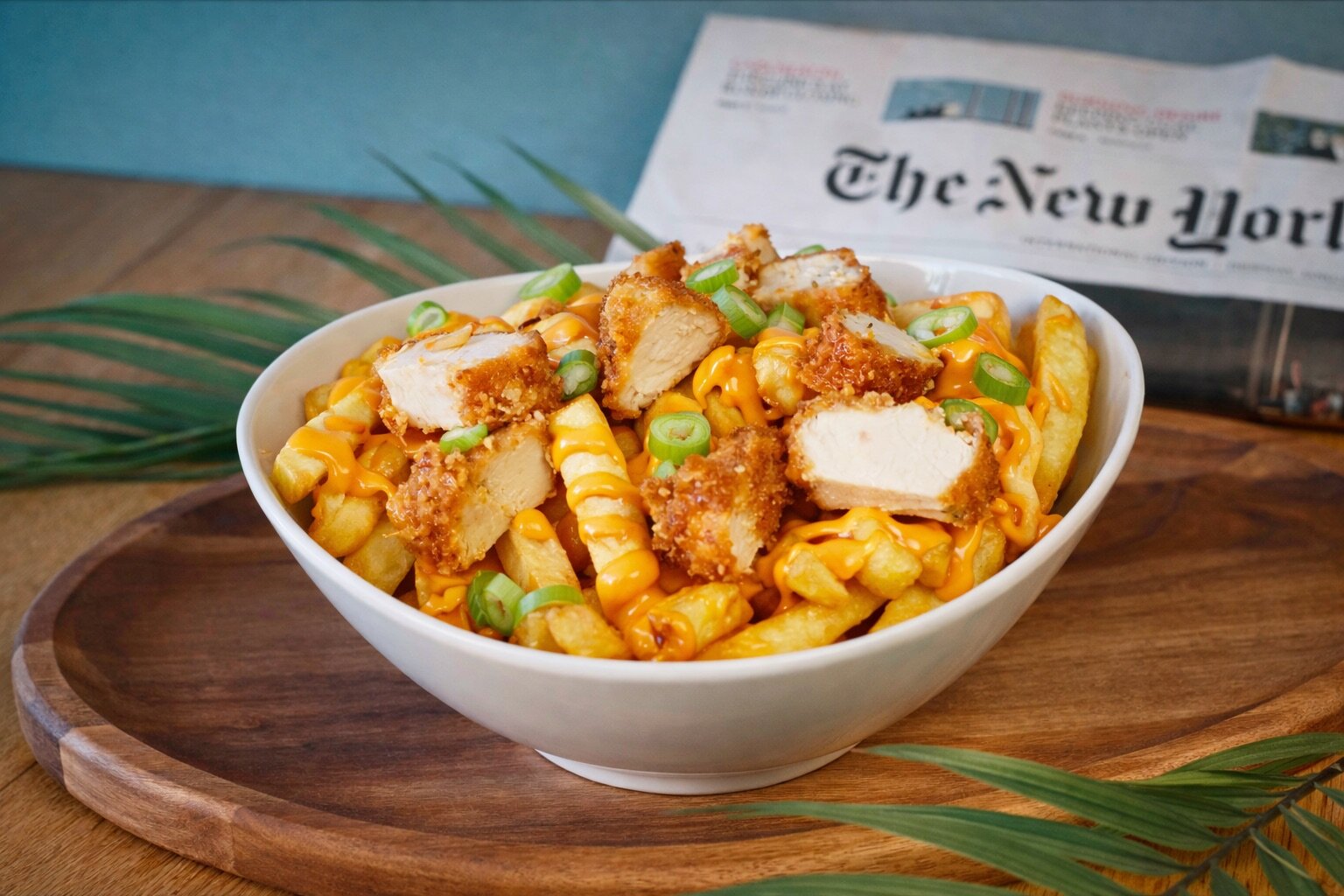 Poutine Poulette with chicken